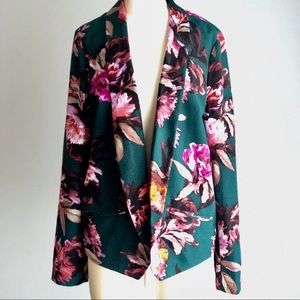 Floral Anthropologie blazer